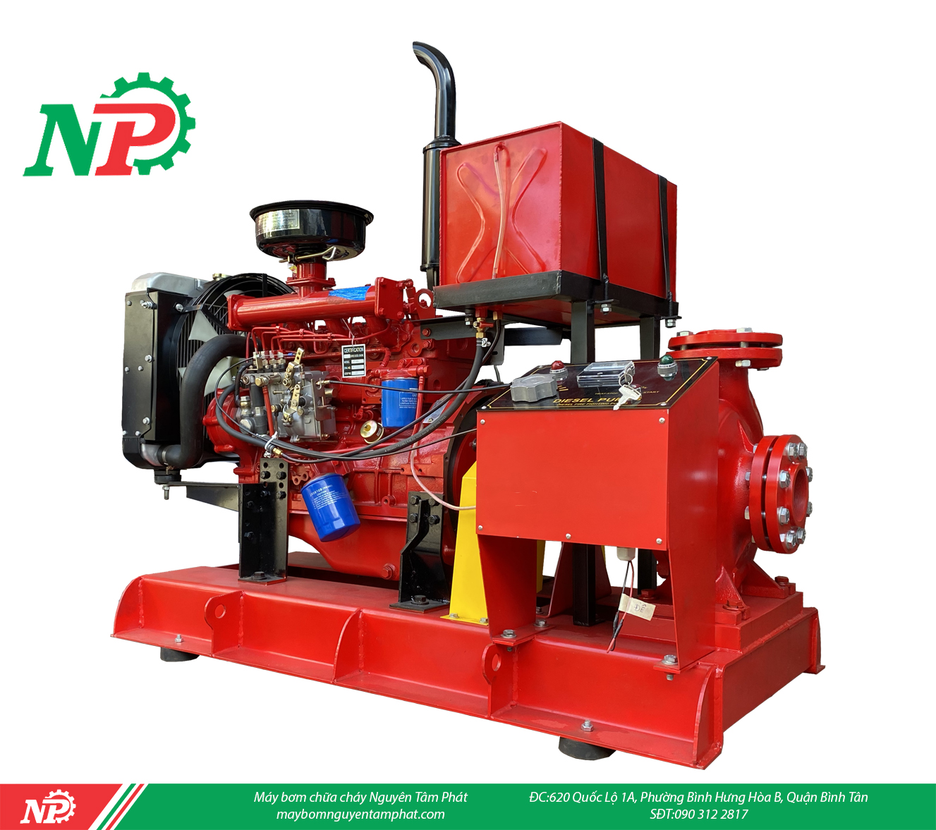 Máy bơm chữa cháy diesel Howaki 125Hp